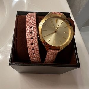 Michael Kors Leather Watch